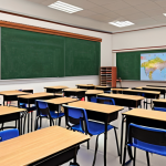Image Prompt 1: Future Classroom in Malaysia**